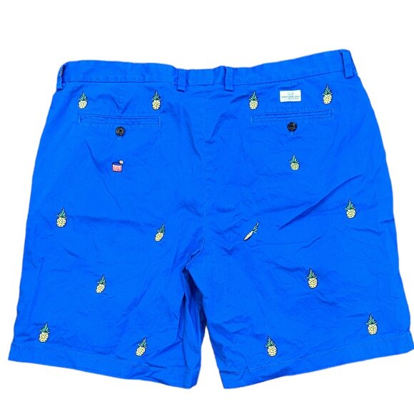 Men's Vineyard Vines 9" Embroidered Breaker‎ Short Pineapple Regatta Size 40 - Picture 3 of 7